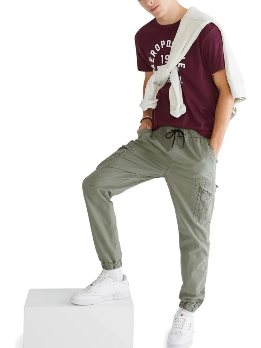 Men's Cargo Jogger Pants - Comfortable, Stylish, Versatile Activewear for